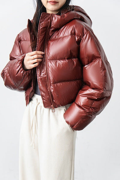 Shiny Puffer Jacket - StyleOutlet