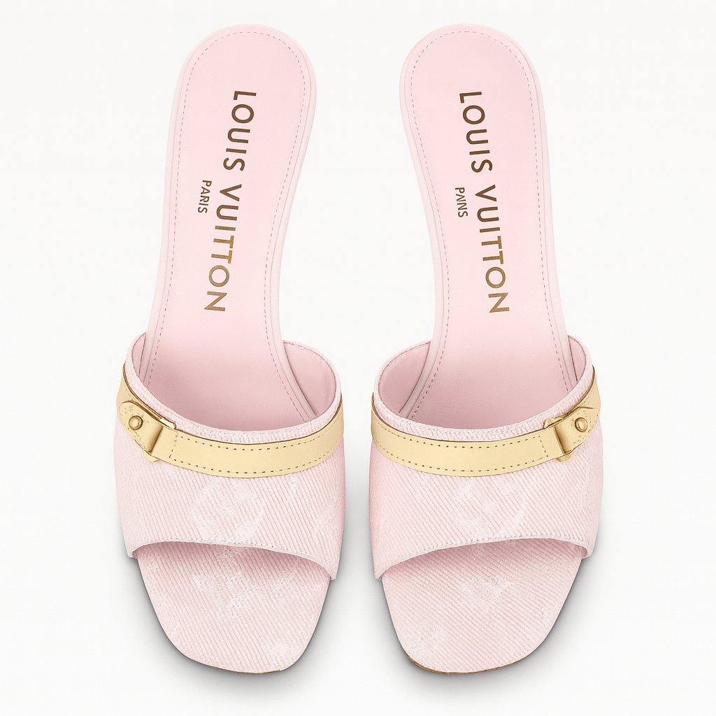 „LV“ Pink Heels - StyleOutlet