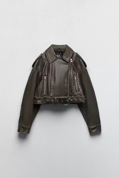 Virale Leather Jacket - StyleOutlet