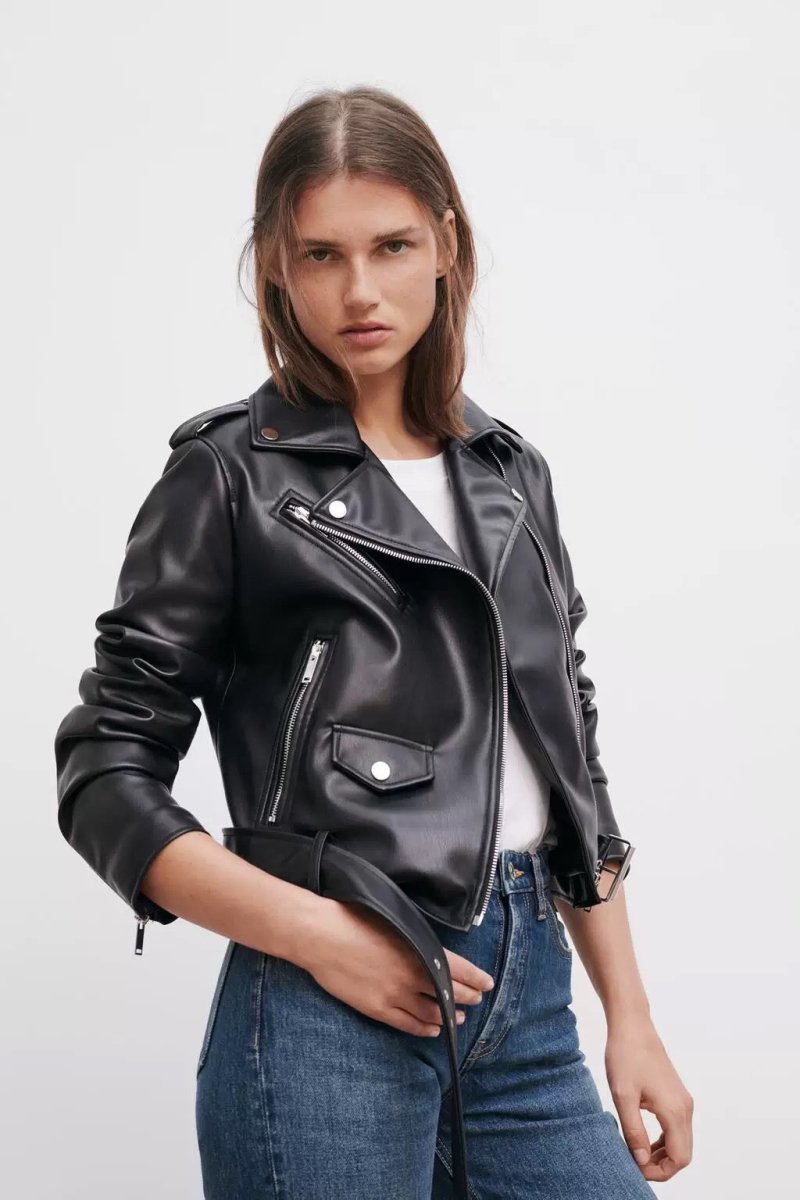 Virale Leather Jacket - StyleOutlet