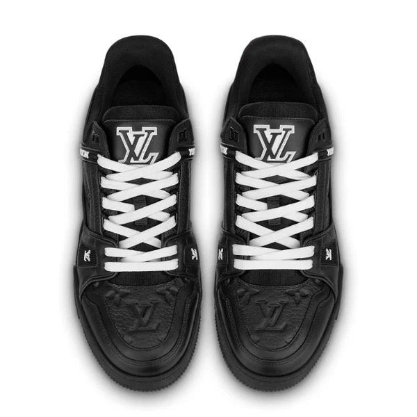 'LV All Black' Trainer - StyleOutlet