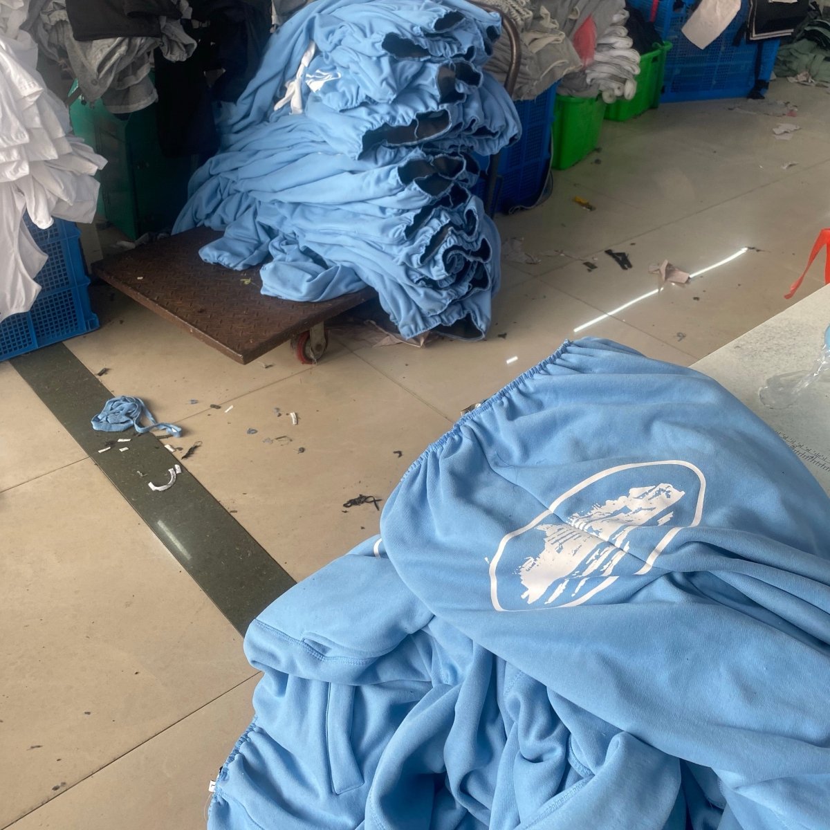 'Alcatraz' Tracksuit Babyblue - StyleOutlet