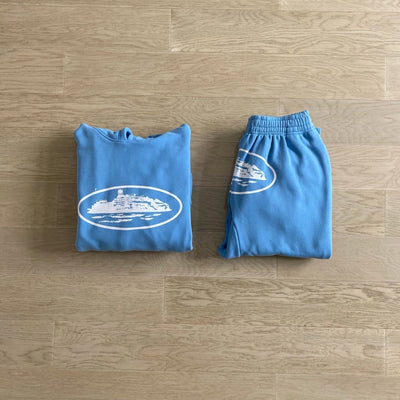 'Alcatraz' Tracksuit Babyblue - StyleOutlet