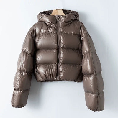 Shiny Puffer Jacket - StyleOutlet
