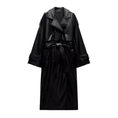 Leather Coat - StyleOutlet